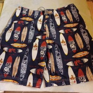 Aloha Nautica Surfboard Swim Shorts-Size 38W